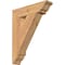 Ekena Millwork Traditional Traditional Smooth Bracket, Western Red Cedar, 3 1/2"W x 16"D x 20"H BKT04X16X20TRA01SWR - alternate 1